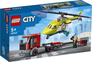 LEGO City Prijevoz spasilačkog helikoptera 60343