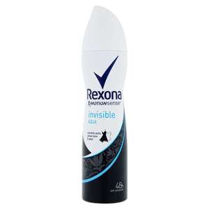 Rexona dezodorans 150 ml Invisible B&W Aqua 0 % Alcohol
