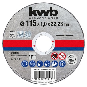 KWB OPP tanka rezna ploča 125x1,0 mm