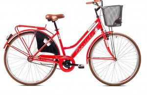 CAPRIOLO gradski bicikl AMSTERDAM LADY crveni, 18"