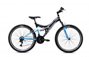 CAPRIOLO dječji bicikl MTB CTX260 crno/plavi, 16"
