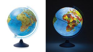 Globus 25cm, hrvatski plašt, reljefni LED svijetlo, IQ App, kartografsko-geopolitički