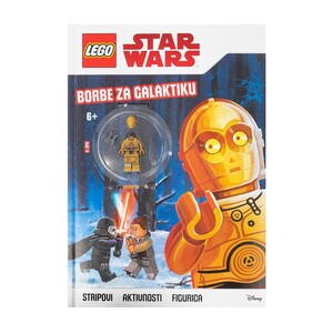 Lego Star Wars - Borbe za galaktiku - knjižica+ mini figure