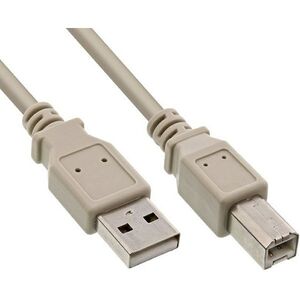 STANDARD USB2.0 kabel TIP A-B M/M 1.8m, bež