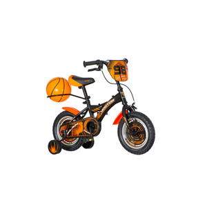 MAGNET dječji bicikl Basket 12", crno/narančasti