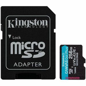 Memorijska kartica Kingston microSD, Canvas Go! Plus,R170/W90, 256GB