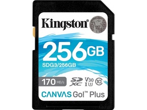 Memorijska kartica Kingston Canvas Go! Plus SD, R170MB/W90MB, 256GB