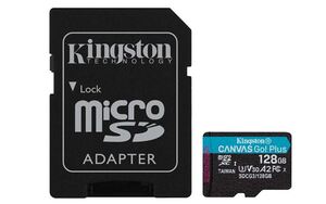 Memorijska kartica Kingston Canvas Plus GO microSD 128GB  + adapter