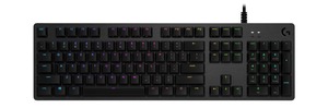 Logitech Gaming G512 Carbon, RGB, mehanička tipkovnica, GX Brown Tactile, crna (920-009352)