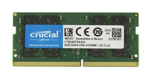 Memorija Crucial 8GB DDR4 3200MHz, SO-DIMM (CT8G4SFRA32A)