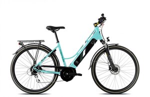CAPRIOLO električni bicikl ECO 700.3 Lady 28", tirkizni