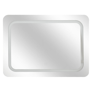 FIVE zidno pravokutno LED ogledalo, 65x2.5x49 cm, bijelo