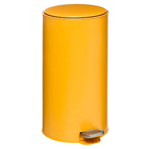FIVE kanta za smeće Delta 30L, 31.5x31.5x62 cm, inox, žuta