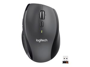 Logitech Marathon M705, bežični miš, Unifying receiver USB, sivi (910-006034)