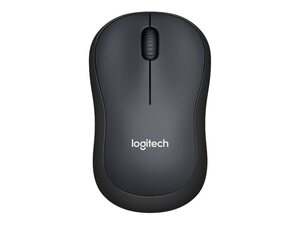 Logitech M220 Silent, optički miš, bežični, crni, USB (910-004878)