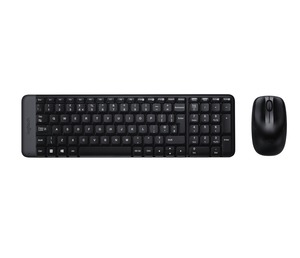 Logitech MK220 Wireless Desktop, bežična tipkovnica + miš, crna, kompaktna, USB (920-003168)