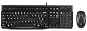 Logitech MK120 Desktop, tipkovnica + miš, crna, USB (920-002549)