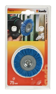 KWB okrugla plastična četka za bušilicu, fina, 75 mm