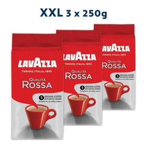 LAVAZZA Qualita Rossa 3x250 g, mljevena kava