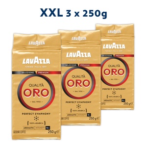 LAVAZZA Oro 3x250 g, mljevena kava