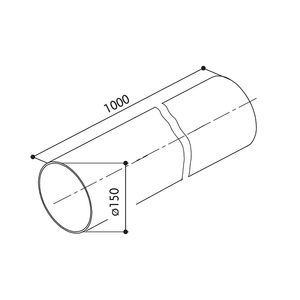 Faber Cijev okrugla D150 1000 – 112.0253.681