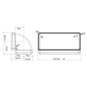 Faber Koljeno CRV 90 220×90 – 112.0459.453