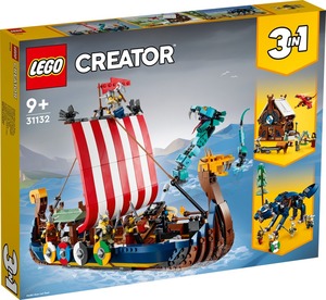 LEGO Creator Vikinški brod i Midgardska Zmija 31132