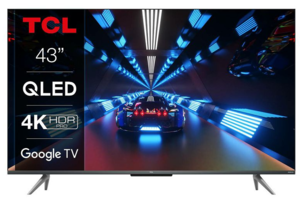 Televizor TCL 43C735 QLED TV 43" ultra HD 4K, Google TV smart, 4K HDR Pro, 144 Hz Motion clarity Pro