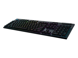 Logitech Gaming G915 Lightspeed Clicky, RGB, mehanička tipkovnica, bežična, crna (920-009111)