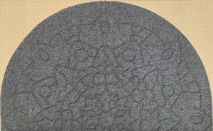 OLIVO TAPETTI otirač QUICK MOON ZERBINO 40 x 65 cm, tamnosivi