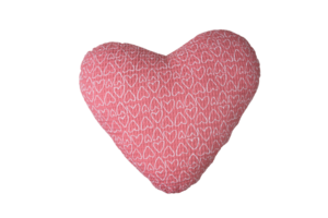 Bubaba ukrasni jastuk srce rozo vafl