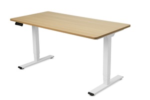 Ergovision Supra 03 152/76, podizni stol, bijeli okvir/javor