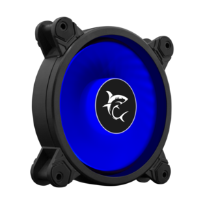 Ventilator za kućište White Shark 1260-01W-L Velocity, LED plavo, crni