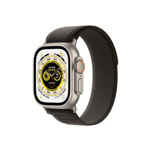 Apple Watch Ultra, 49mm Titanium Case with Black/Gray Trail Loop - M/L