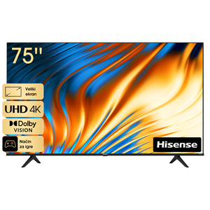 HISENSE UHD 75A6BG, 4K, Smart TV