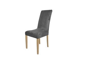 Navlaka za stolicu rastezljiva siva boja
