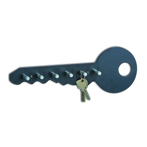 Zeller Držač za ključeve " Color ", crni,metal/alu, 13851