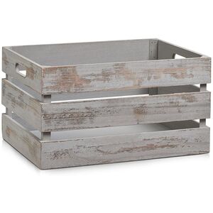 Zeller Kutija za odlaganje "Vintage grey", drvena, 39 x 29 x 21,5 cm, 15138