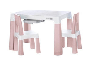 FreeOn stol i dvije stolice Neo, roza