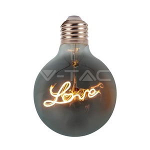 V-TAC LED žarulja - 5W Filament E27 G125 2200K