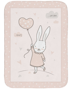 Kikka Boo dekica, super soft, 110x80, Rabbits in love