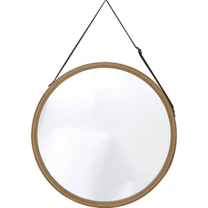 TENDANCE okruglo zidno ogledalo Ø38 cm, bambus