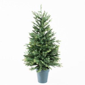 Umjetno božićno drvce u posudi - 105 cm PE/PVC zeleni