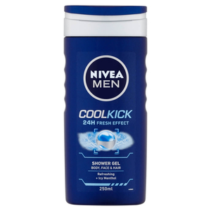 Nivea gel za tuširanje man, Cool Kick/Fresh Kick, 250 ml