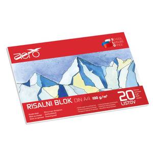 Blok za crtanje Aero A3 100g, 20 listova