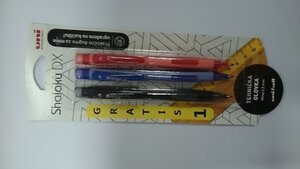 Blister Uni tehnička olovka, crna, crvena i plava gratis