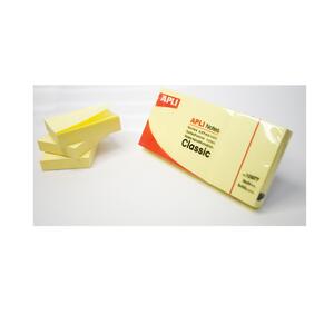 Blok Apli samoljepljivi 40x50mm, boja žuta, 100 listova
