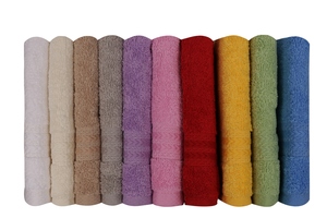 Set od 10 ručnika u poklon kutiji Rainbow, razne boje