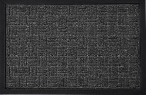 LUANCE otirač Yvan 40x60 cm, polipropilen/gumeni, tamno sivi
