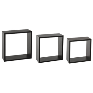 FIVE police Cube 3/1, 30x12x30 cm, MDF, crna